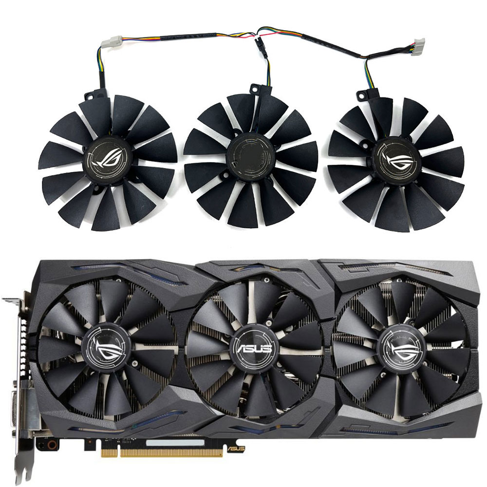 Rtx 3090 24Gb Gddr6X - 1 компл. 6-контактный вентилятор ROG-STRIX-GTX1070-O8G-GAMING графического