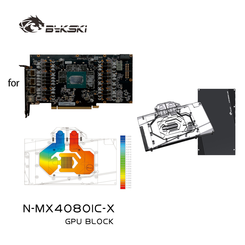 Rtx 4080 Water Cooling Block - Блок графического процессора Bykski N-MX4080IC-X для