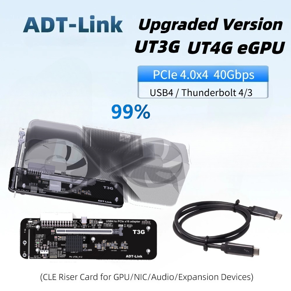 Gpu External Dock Egpu Thunderbolt 4 - Усовершенствованный внешний адаптер-док для видеокарты UT4G
