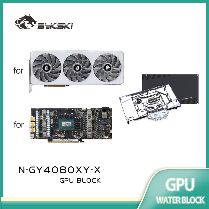 Rtx 4080 Water Cooling Block - Блок охлаждения GPU Bykski N-GY4080XY-X для
