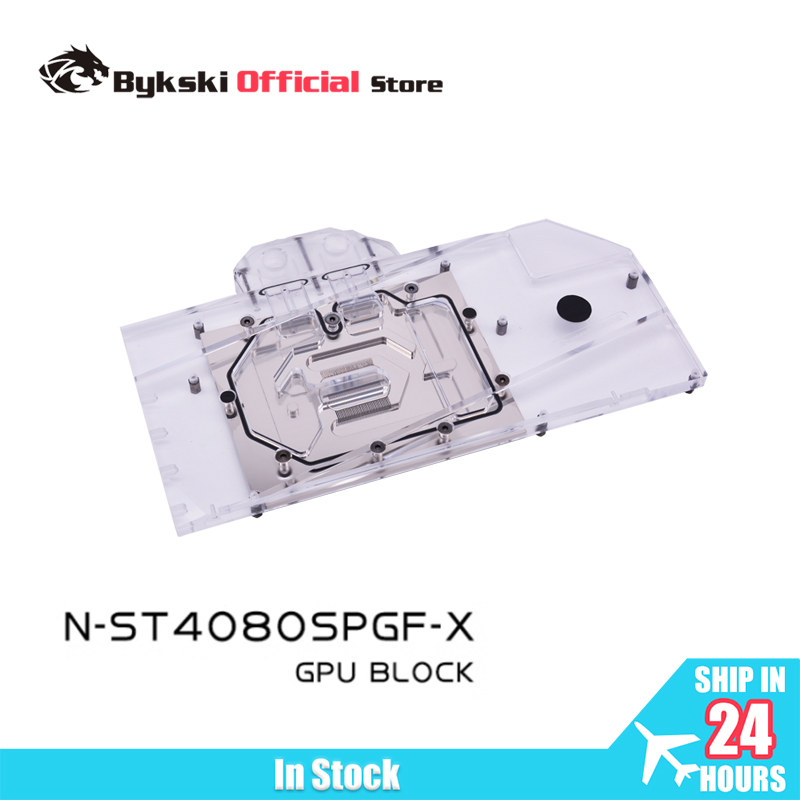 Rtx 4080 Water Cooling Block - Водоблок Bykski N-ST4080SPGF-X для видеокарты Zotac