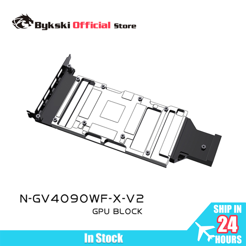 Rtx 4090 Water Block Full Cover - Блок графического процессора Bykski N-GV4090WF-X-V2 для