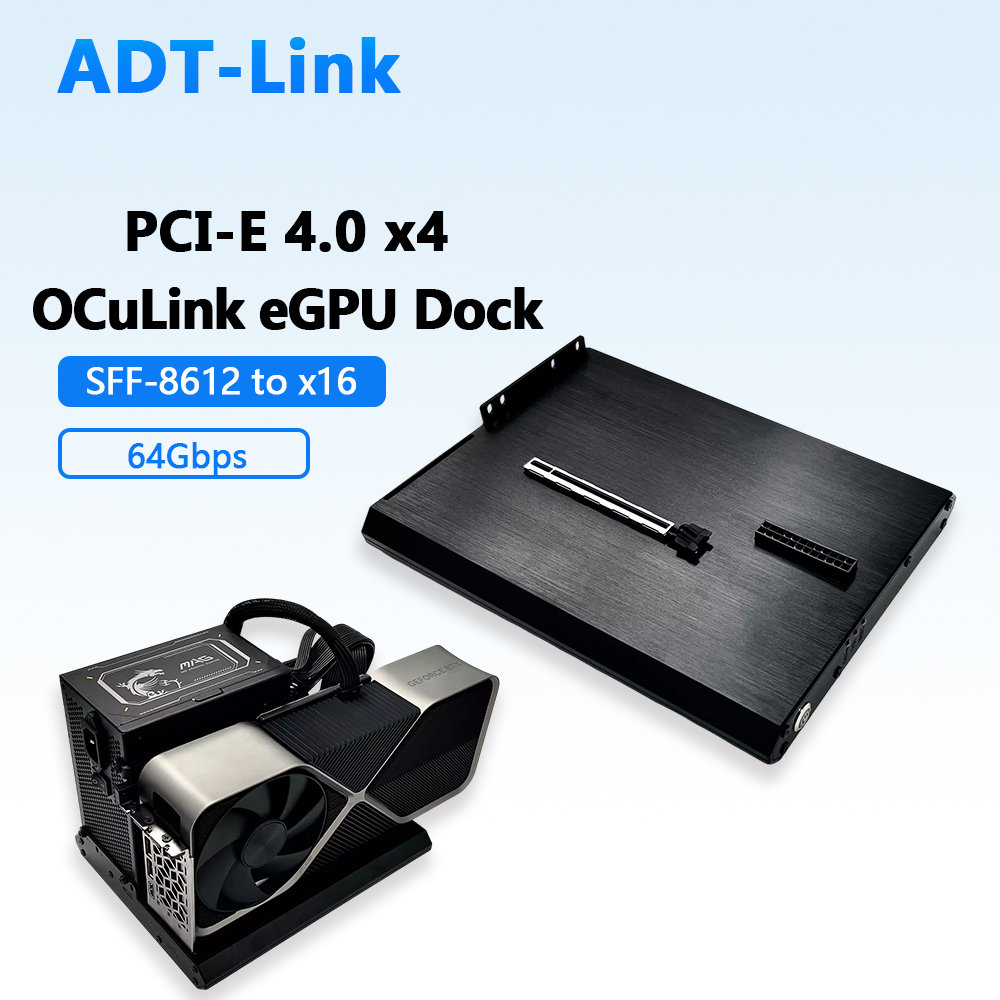 Oculink Gpu Dock Station - Док-станция OCuLink eGPU PCIe 4,0 X4