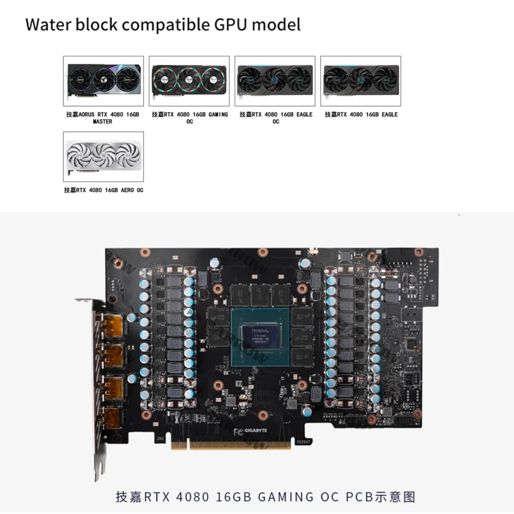 Водяной блок графического проц – обзор и цена Rtx 4080 Water Cooling Block