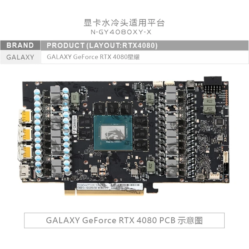 Водоблок Bykski для видеокарты – обзор и цена Rtx 4080 Water Cooling Block