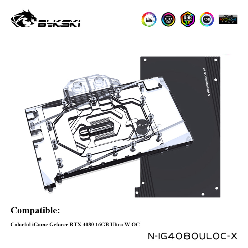 Водяной охладитель Bykski для  – обзор и цена Rtx 4080 Water Cooling Block