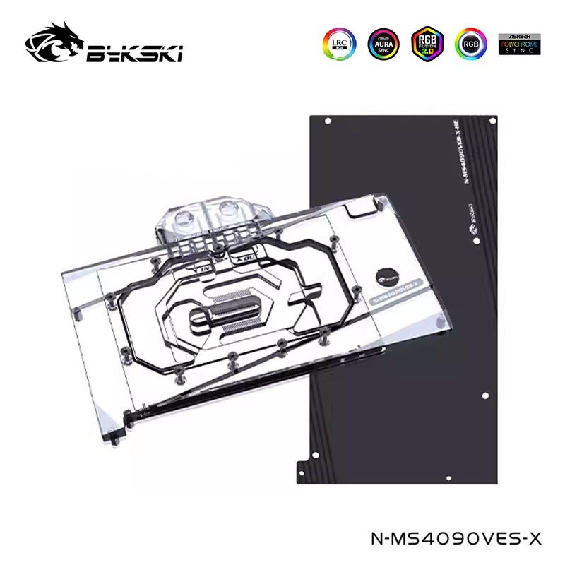 Водяной блок Bykski с полным п – обзор и цена Rtx 4090 Water Block Full Cover