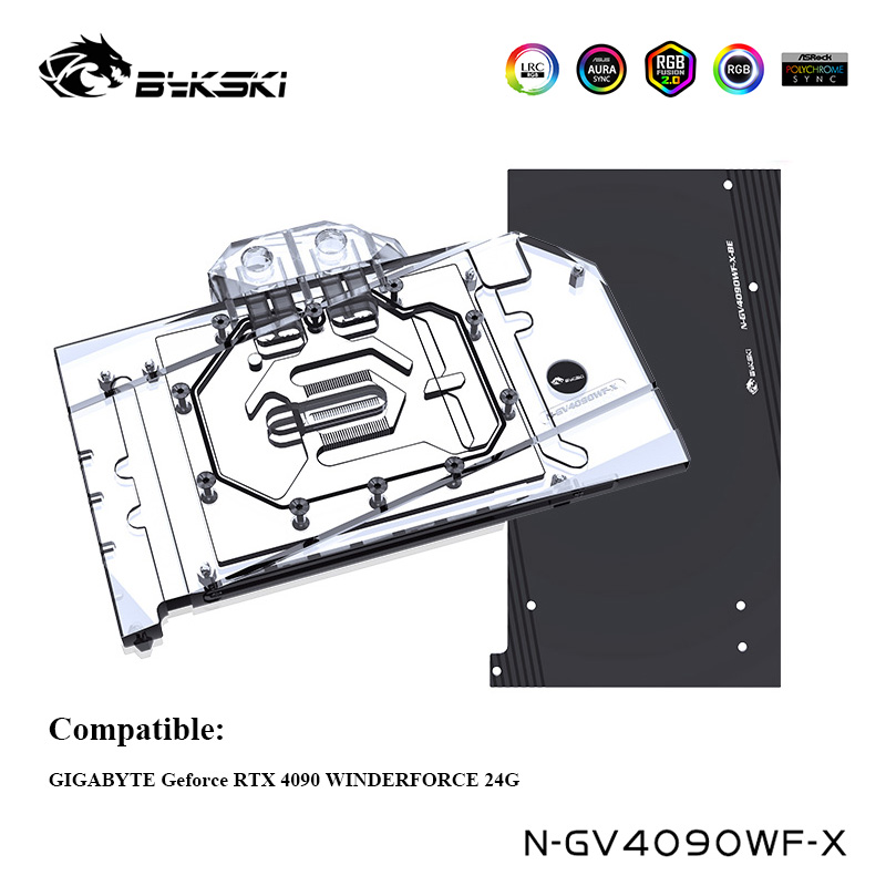 Водяной блок Bykski для видеок – обзор и цена Rtx 4090 Water Block Full Cover