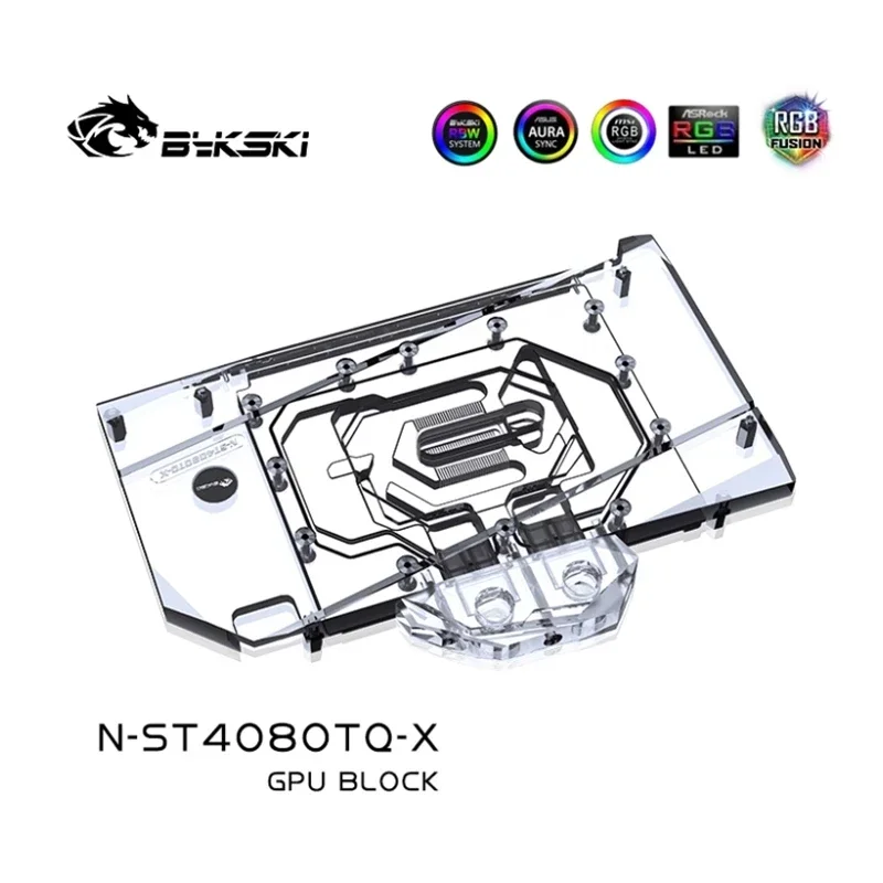 Водяной блок Bykski N-ST4080TQ – обзор и цена Rtx 4080 Water Cooling Block