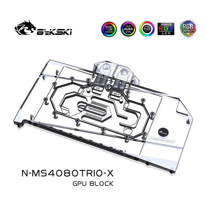 Блок водяного охлаждения Byksk – обзор и цена Rtx 4080 Water Cooling Block