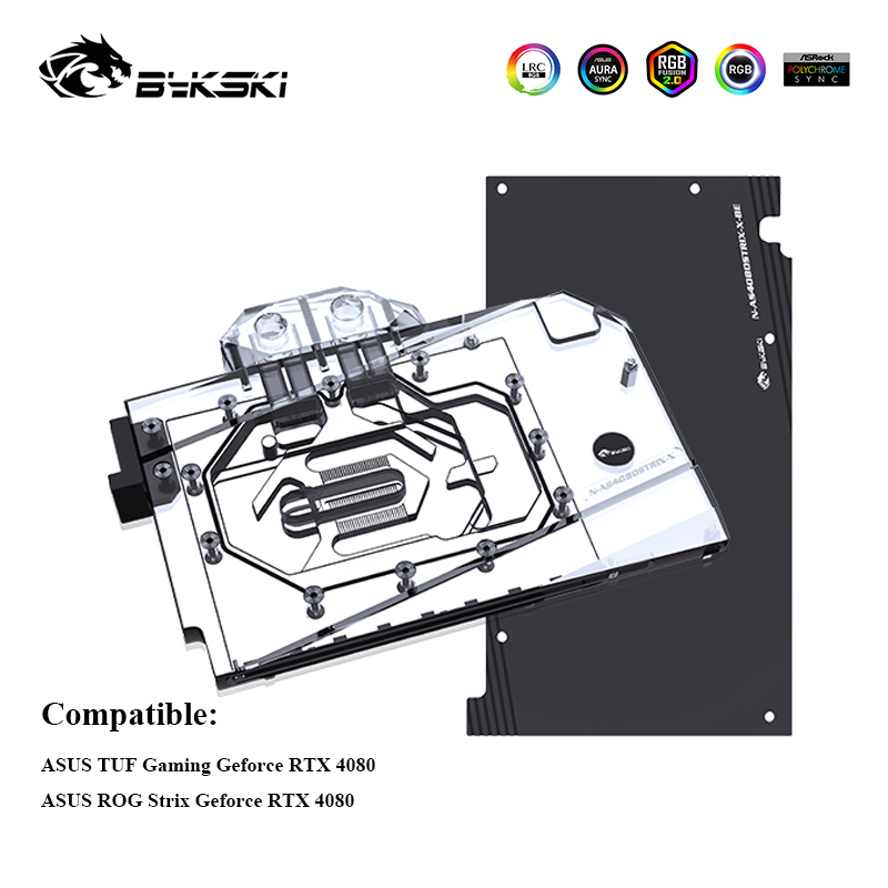 Водяной кулер Bykski GPU для A – обзор и цена Rtx 4080 Water Cooling Block