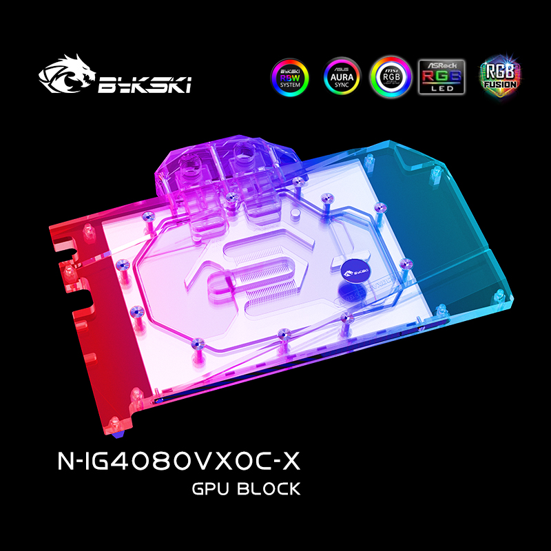 Водяной блок Bykski для красоч – обзор и цена Rtx 4080 Water Cooling Block